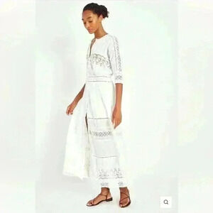 LoveShackFancy Beth Midi Dress